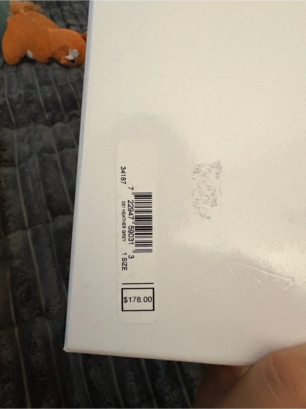 Michael Kors White and Gray Logo Box